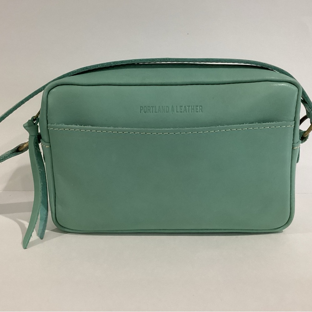 Portland Leather Mint Green Women's Toaster Bag / Camera bag / Crossbody bag
